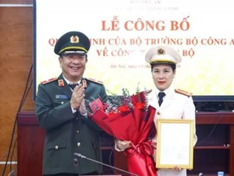 Đại tá Nguyễn Thị Thu Hằng giữ chức Phó Cục trưởng Cục Truyền thông CAND