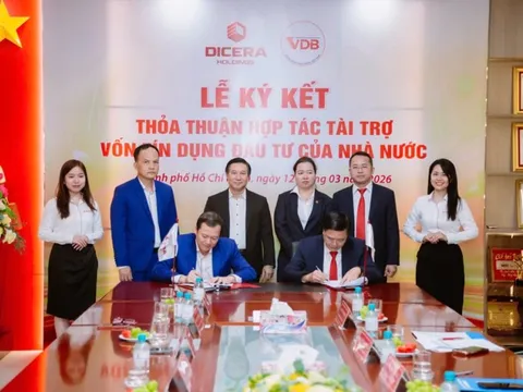 DICERA Holdings bắt tay với Ngân hàng VDB trong thỏa thuận trị giá 4.500 tỷ
