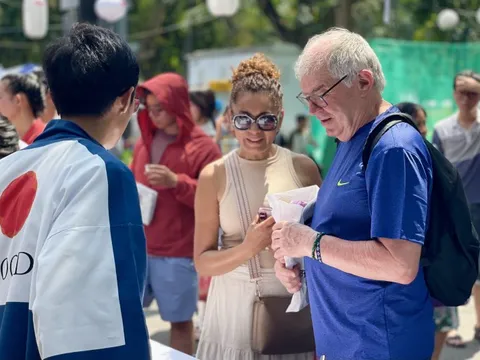 Chật kín người làm cơm nắm, uống matcha tại lễ hội Việt - Nhật 2026