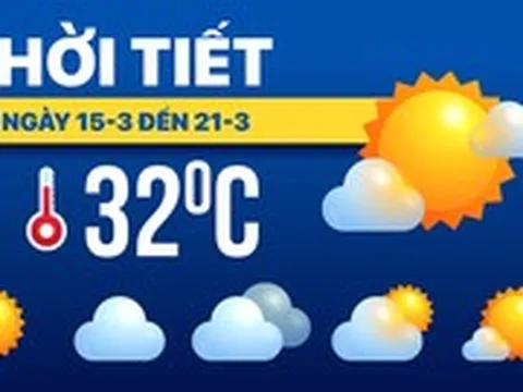 Dự báo thời tiết từ 15-3 đến 21-3: Bắc Bộ sương mù, Trung Bộ mưa, Nam Bộ oi bức