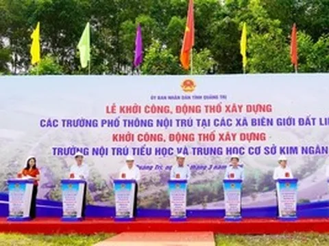 Hơn 2.300 tỉ đồng xây 11 trường nội trú liên cấp ở biên giới Quảng Trị