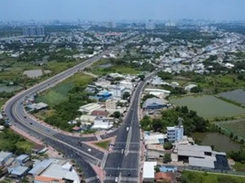 Hình ảnh dự án mở rộng Quốc lộ 50 tăng tốc về đích