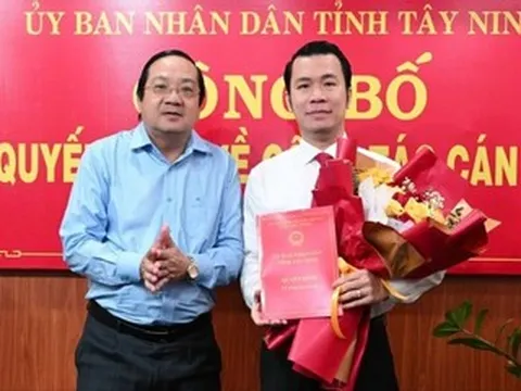 Ông Trương Tấn Sơn làm Giám đốc Sở Công Thương tỉnh Tây Ninh