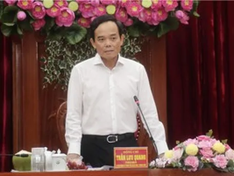 Đoàn kiểm tra, giám sát của Bộ Chính trị làm việc với Tỉnh ủy Vĩnh Long