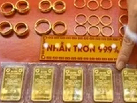Giá vàng miếng SJC giảm sâu về 171 triệu đồng/lượng