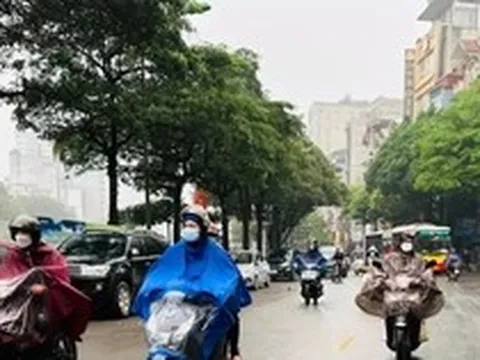 Miền Bắc tiếp tục mưa nhỏ lất phất