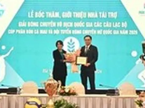 Phân bón Cà Mau tài trợ Giải Bóng chuyền vô địch quốc gia