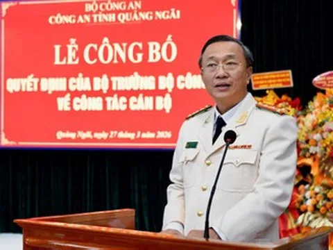 Đại tá Nguyễn Thành Long làm Phó Giám đốc Công an tỉnh Quảng Ngãi