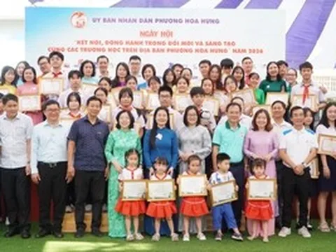 Ngày hội giúp phụ huynh chọn trường cho con tại phường Hòa Hưng, TPHCM