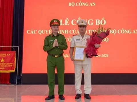 Bổ nhiệm Thiếu tướng Dương Đức Hải giữ chức Cục trưởng Cảnh sát PCCC&CNCH