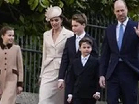 Gia đình Công nương Kate Middleton dự lễ Phục sinh sau 2 năm vắng mặt