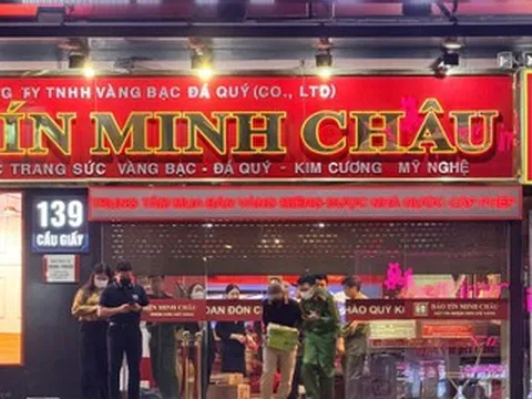 Công an chưa nhận được khiếu nại về mua vàng theo giấy hẹn tại Bảo Tín Minh Châu